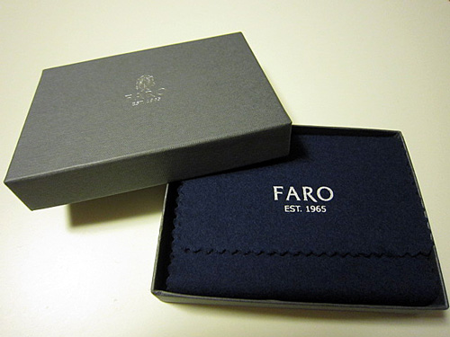 【BUY】FARO（ファーロ）/BUE CORDOVAN 三つ折カードケース（NAVY) | いぶし銀杏な生活