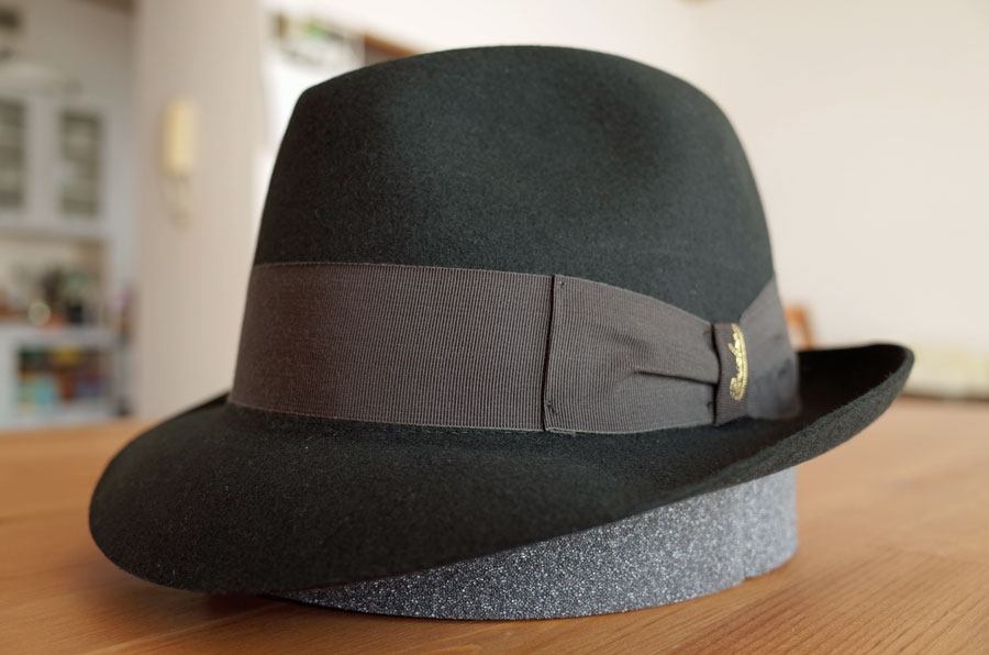 Borsalino ボルサリーノ ALESSANDRIA ツバ広 グレー 59㎝